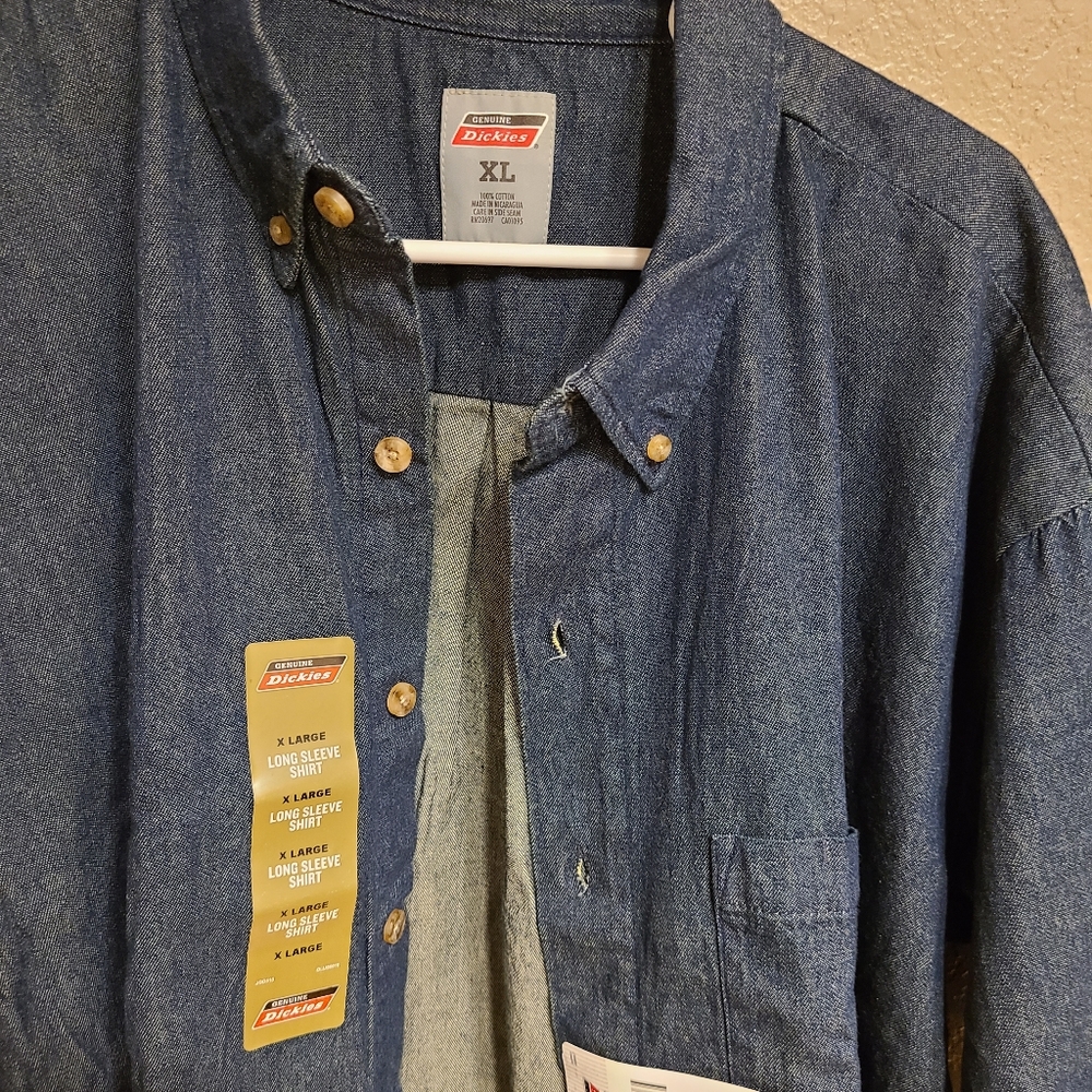 Dickies denim button up